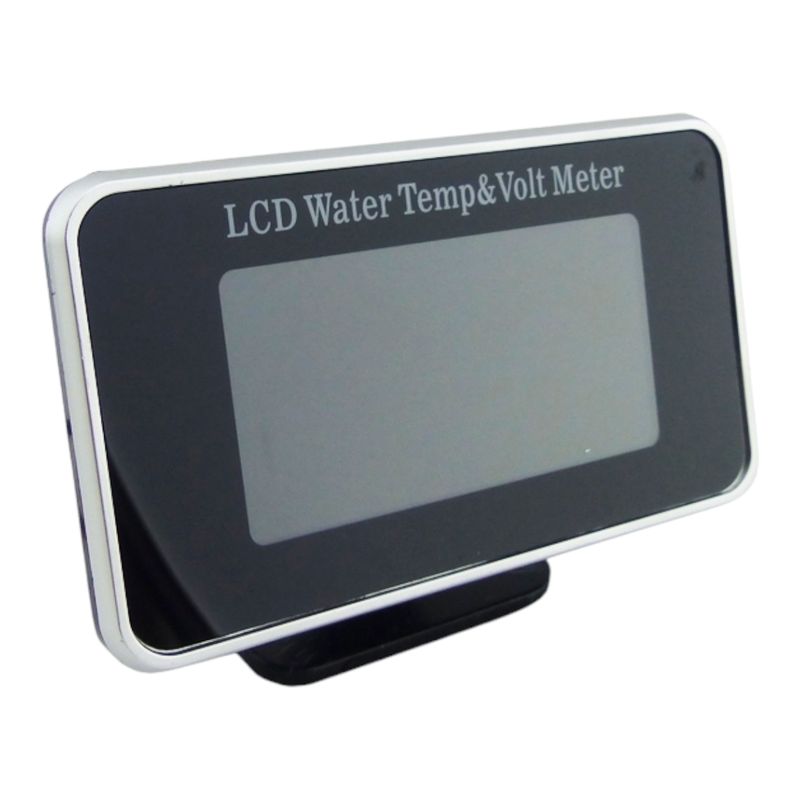 GENERICO - Medidor Digital Temperatura D Agua Y Volt  Auto Pant color