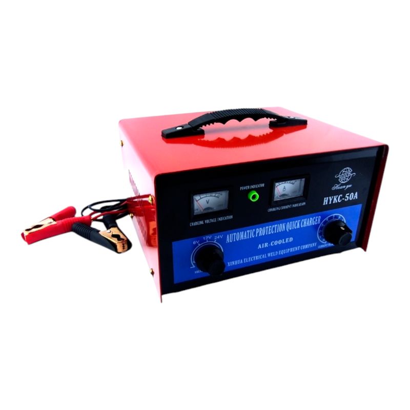 GENERICO - Cargador De Bateria 50 Amp Marca HUAN QIU De 6 Volt A 24 V