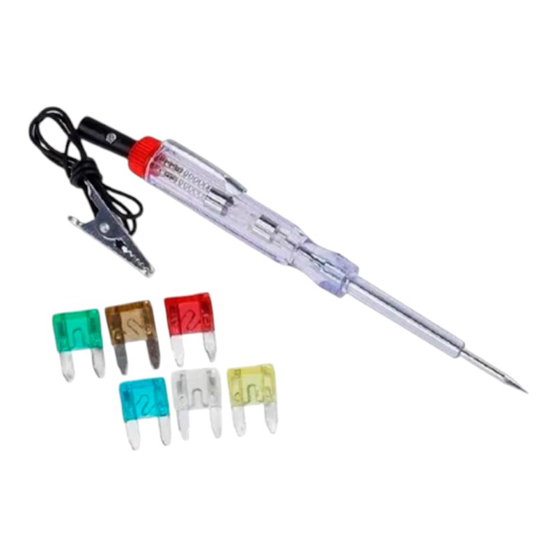 GENERICO - Kit De Fusibles Mini Con Destornillador Para Pruebas