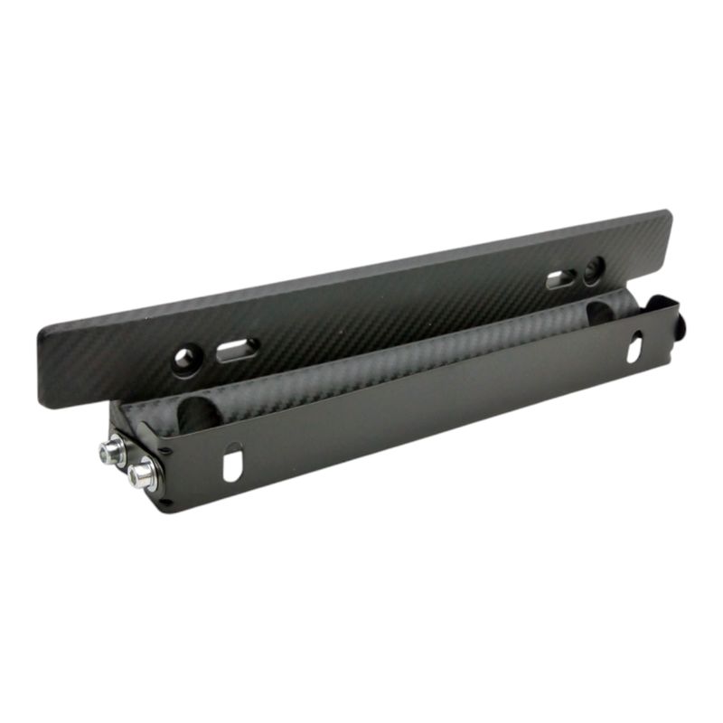 GENERICO - x2 Porta Patent Modelo TM-302 Tipo Carbon PVC Para Auto