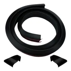 GENERICO - X2 Moldura Tipo Spoiler Aleron Wellzdone 138M D Goma Auto