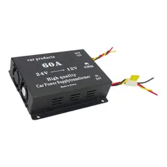 GENERICO - Inversor De Voltaje 24V-12V- 60 AMP