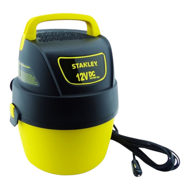 STANLEY - Aspiradora Para Auto De 3.8 Lts A 12 Volt Para Seco Y Humedo