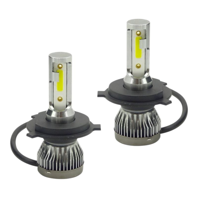 GENERICO - x2 Ampolleta Kit LED H-4 Modelo Mini De 30 Watt A12 Volt