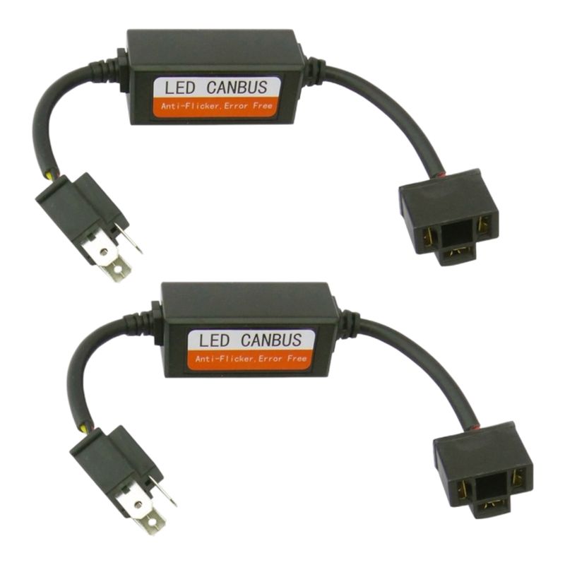 GENERICO - x2 Eliminadores Error Canbus  Xenon LED 12V Anti-Parpadeo