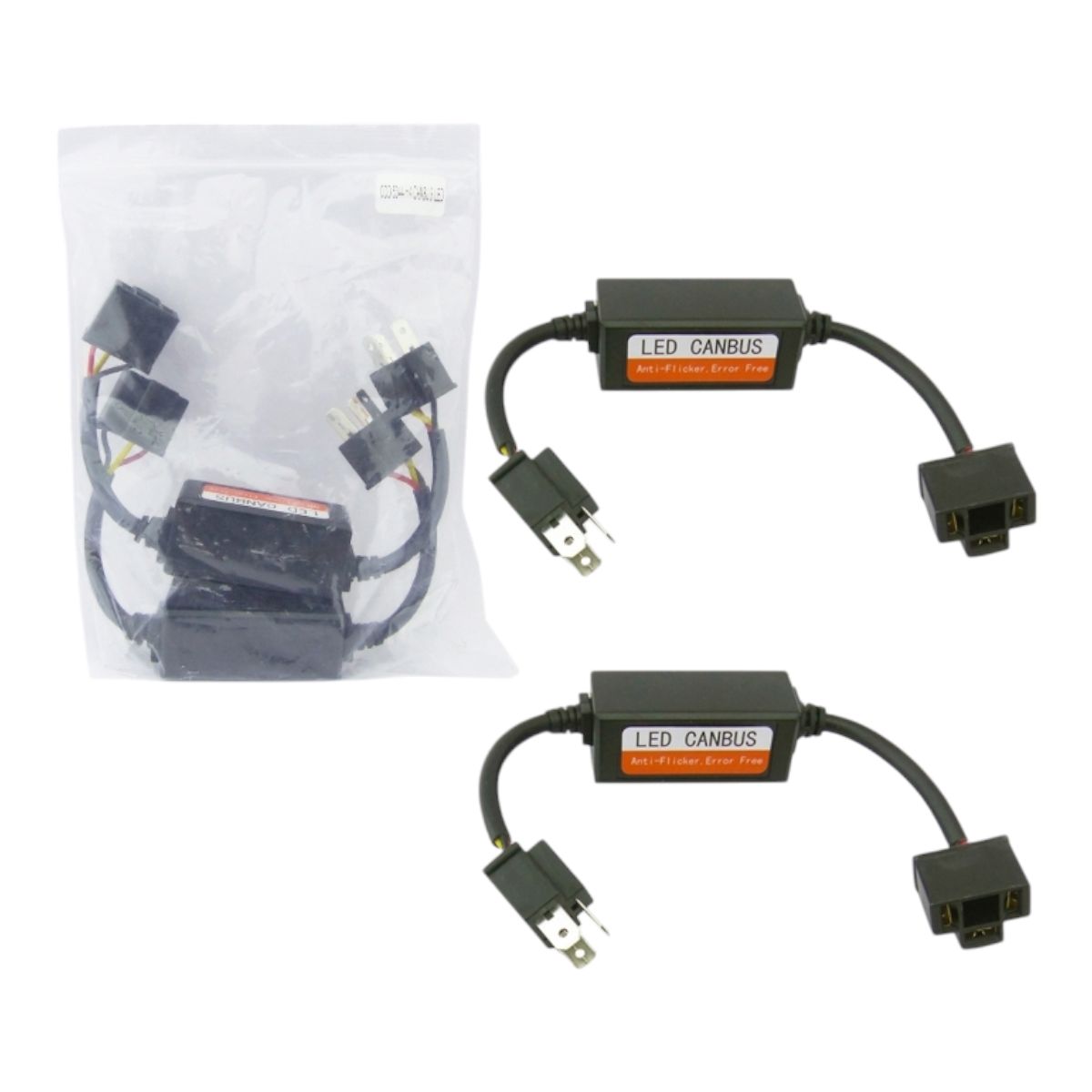 GENERICO - x2 Eliminadores Error Canbus  Xenon LED 12V Anti-Parpadeo