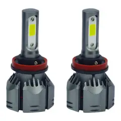 GENERICO - X2 Ampolleta Kit LED H-11 12000Lm 12-24V Con Ventilador