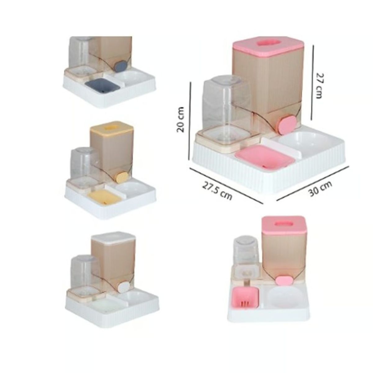 GENERICO - Dispensador Automático Comida Agua Pará Mascotas Perros Gato