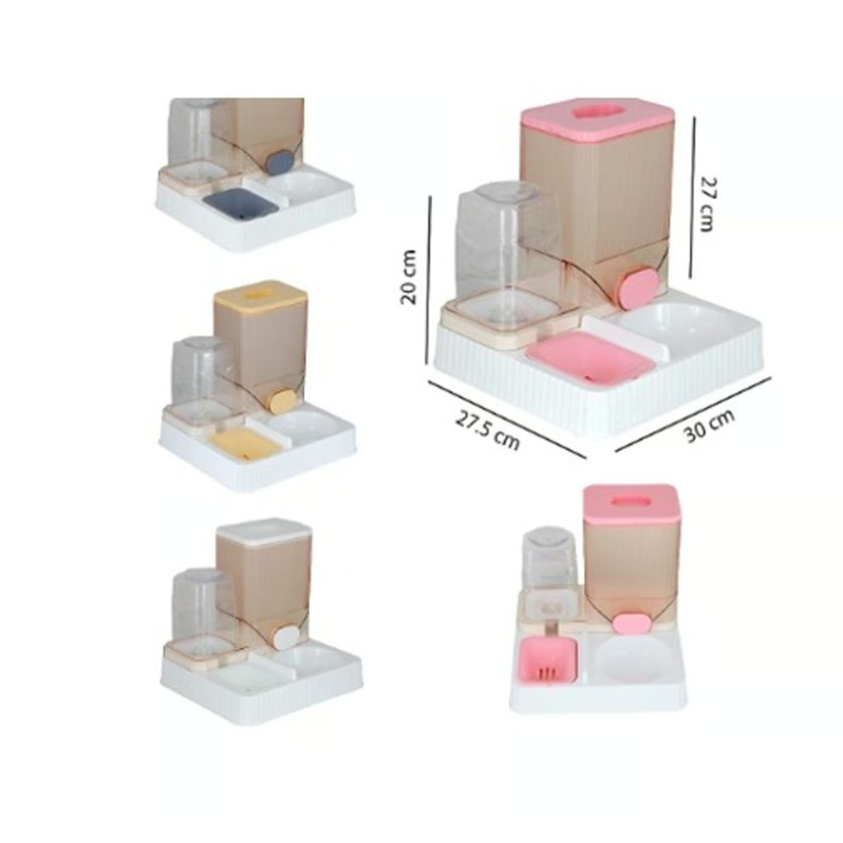 GENERICO - Dispensador Automático Comida Agua Pará Mascotas Perros Gato