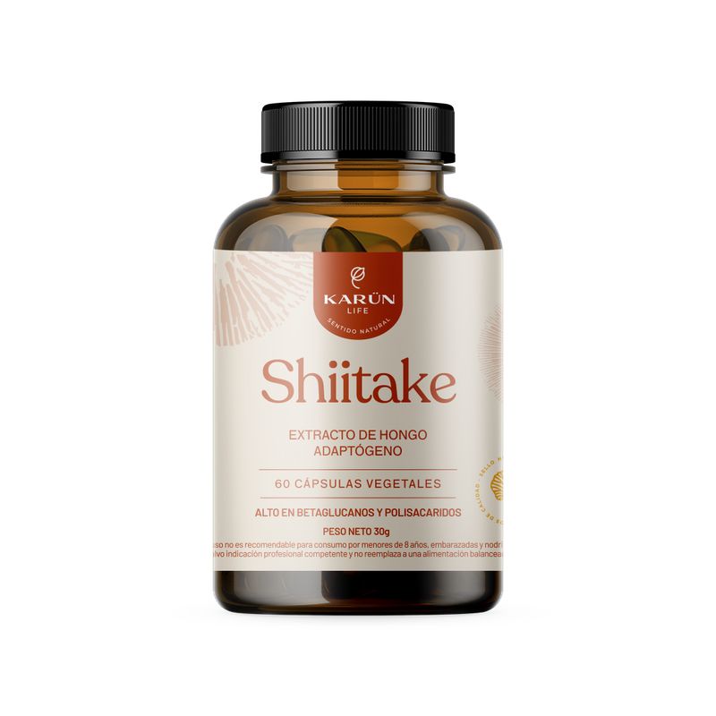 KARUNLIFE - Shiitake 60 Capsulas - 500 Mg Karun Life