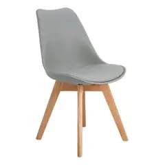 TODODESCUENTO - Pack 4 Sillas Tulip Color Gris, Comedor, Bar, Negocio