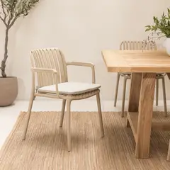 AMOBLE - Silla Ornella Beige Amoblé