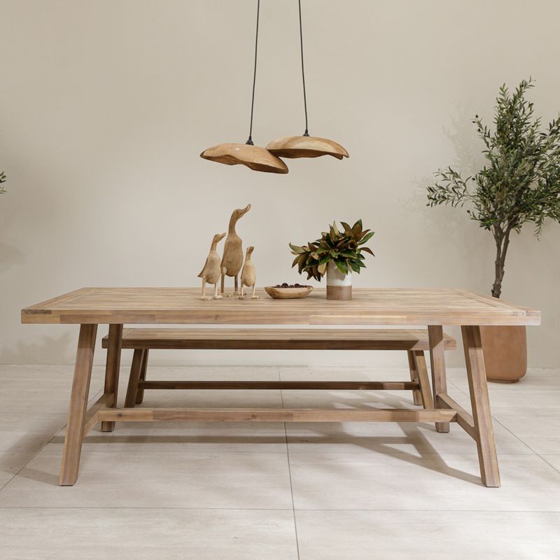 AMOBLE - Mesa De Comedor Atilo Natural Ch 210 Amoblé