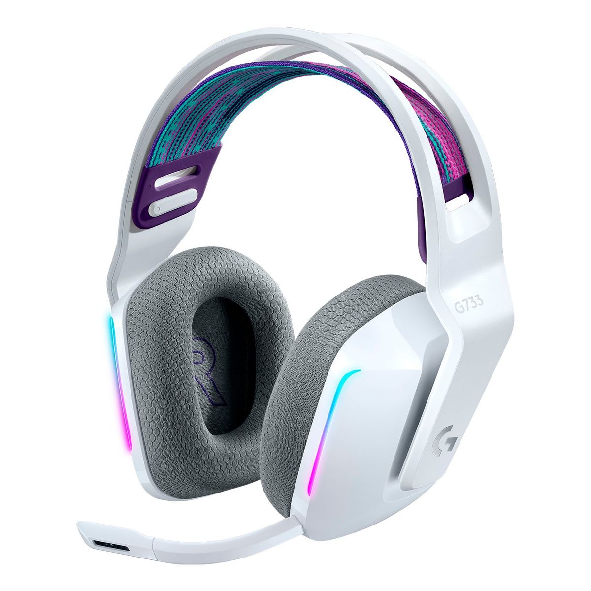 LOGITECH - HEADSET PC G733 LIGHTSPEED WIRELESS RGB BLANCO