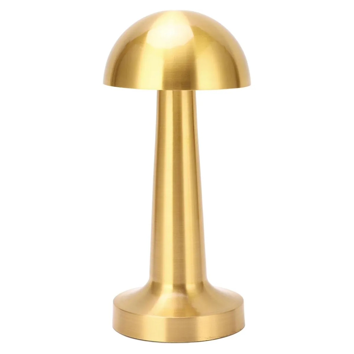 HB LEDS - Lámpara de Mesa LED Recargable Mushroom LED Dimeable Dorado