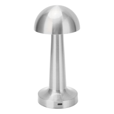 Imagen 2 del producto Lámpara de Mesa LED Recargable Mushroom LED Dimeable Plateado