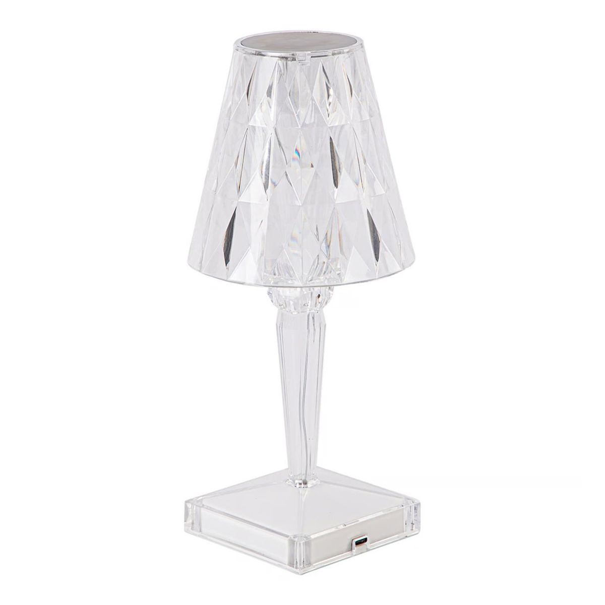 HB LEDS - Lampara de Mesa Recargable Touch Diamante LED Dimeable