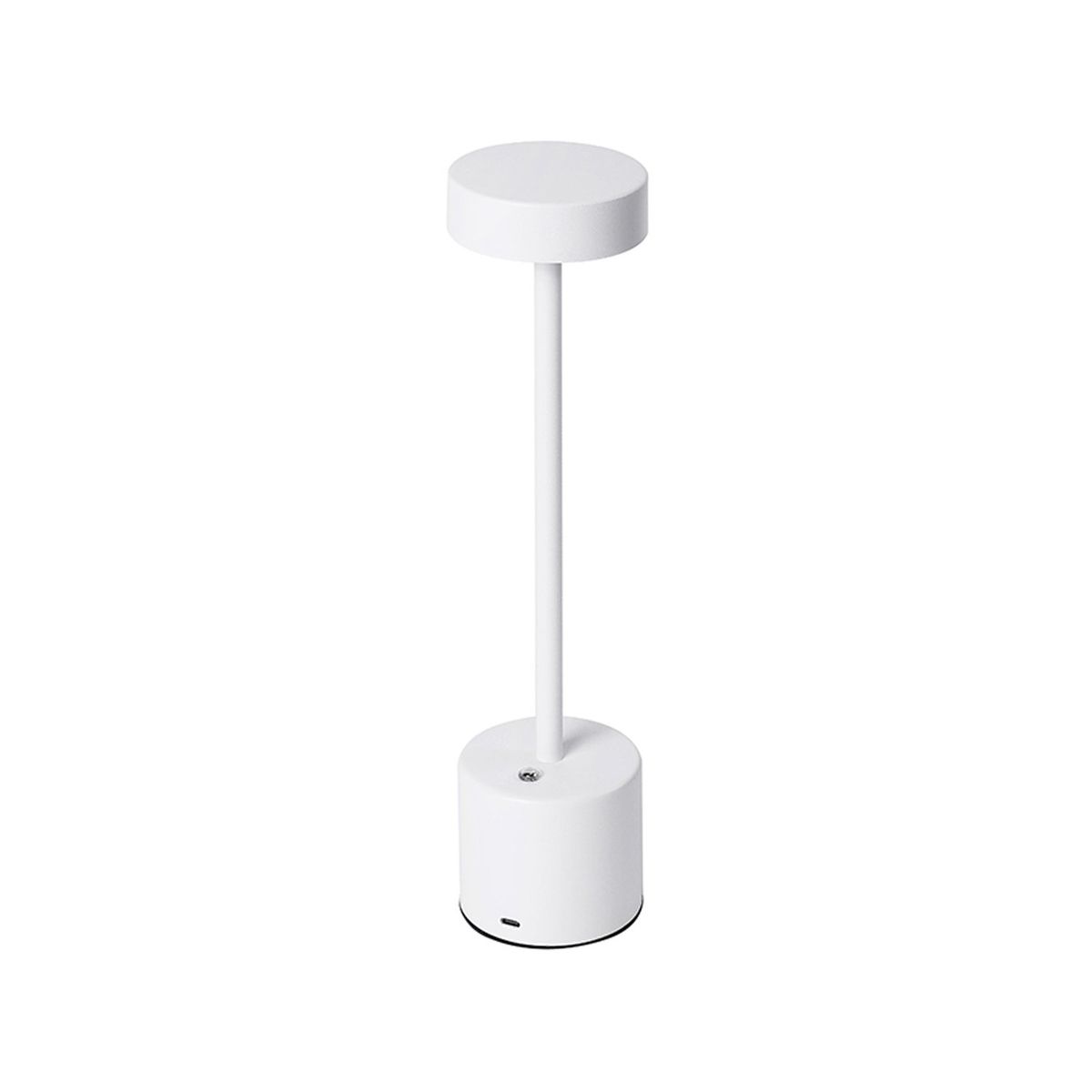 HB LEDS - Lampara de Mesa Recargable Touch Minimalista LED Dimeable Blanco