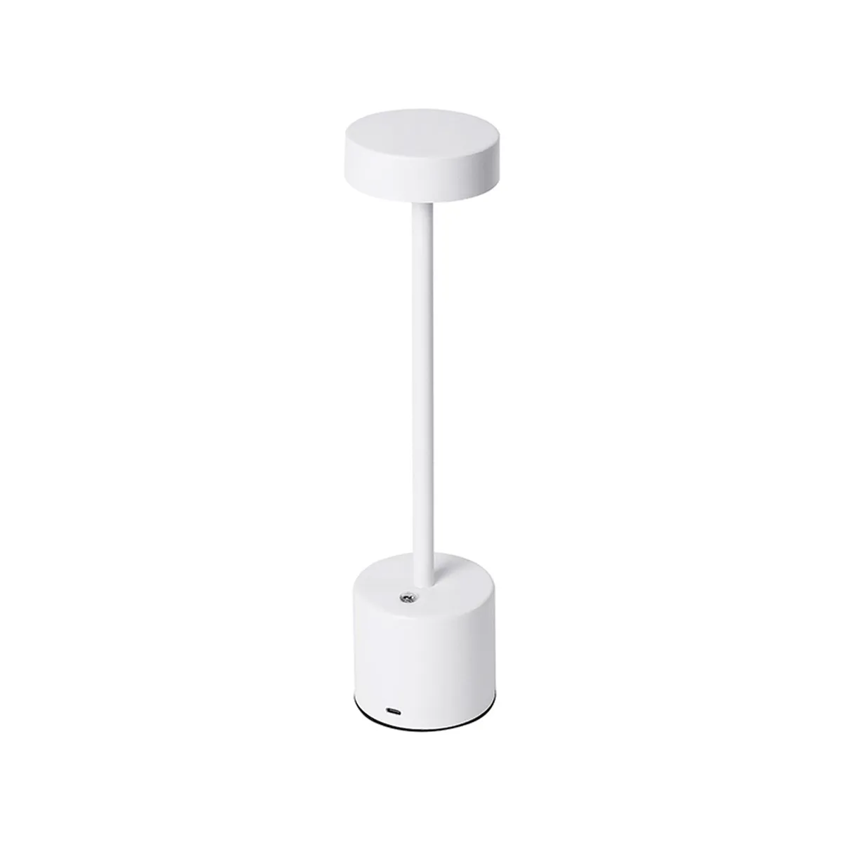 HB LEDS - Lampara de Mesa Recargable Touch Minimalista LED Dimeable Blanco