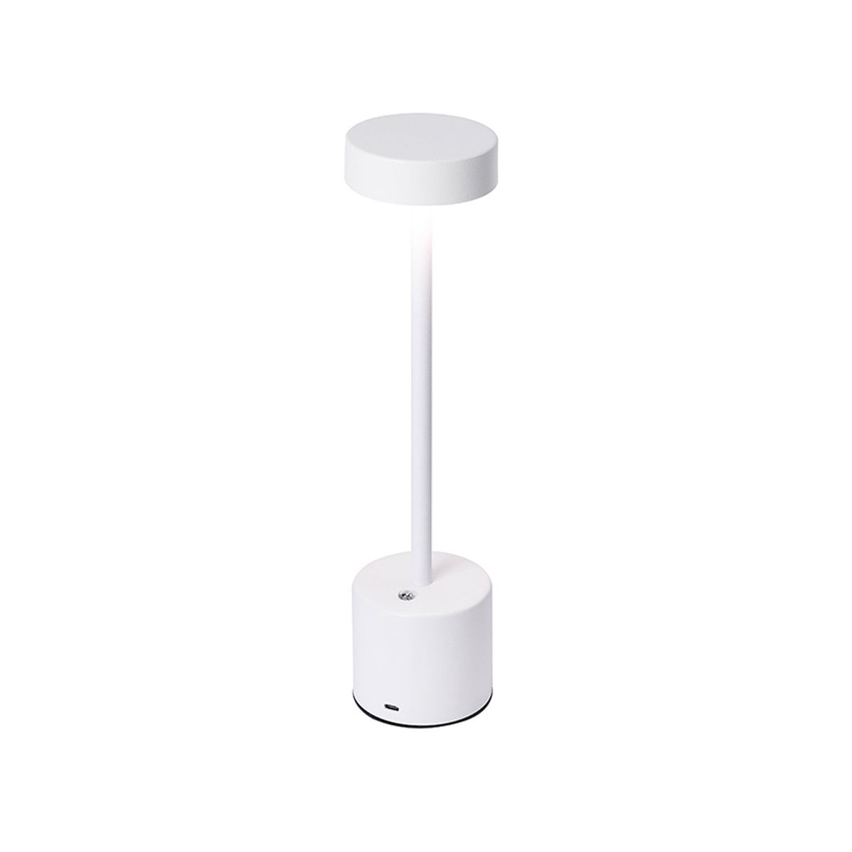 HB LEDS - Lampara de Mesa Recargable Touch Minimalista LED Dimeable Blanco