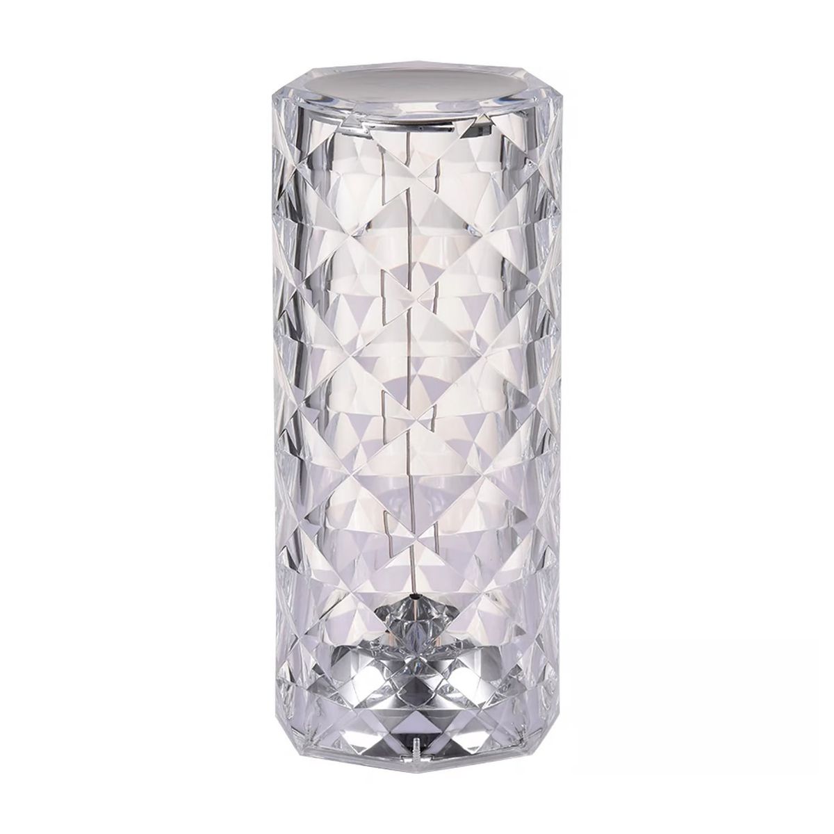HB LEDS - Lámpara de Mesa Recargable Touch Cilindro Diamante LED Dimeable
