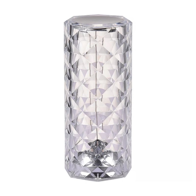 HB LEDS - Lámpara de Mesa Recargable Touch Cilindro Diamante LED Dimeable