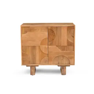 THE POPULAR DESIGN - ARRIMO DE MADERA GEMA CAFE.