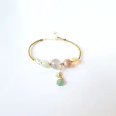 RITO DE LUNA - Pulsera de Piedra de Sol y Piedra de Luna