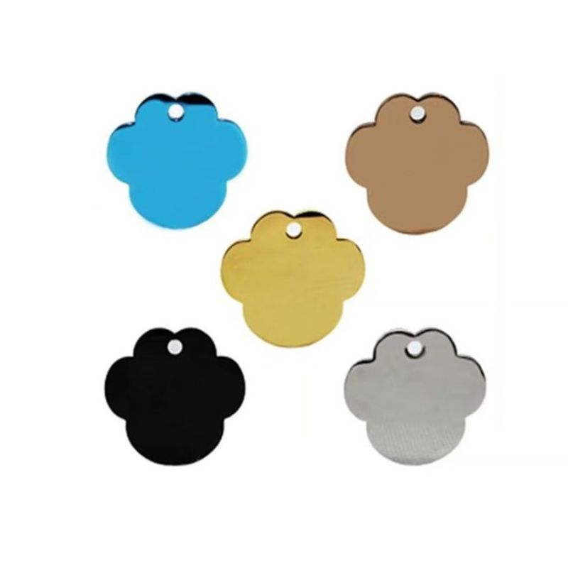 GENERICO - 12 Placas Para Perros Gatos Identificación Colores Surtidos