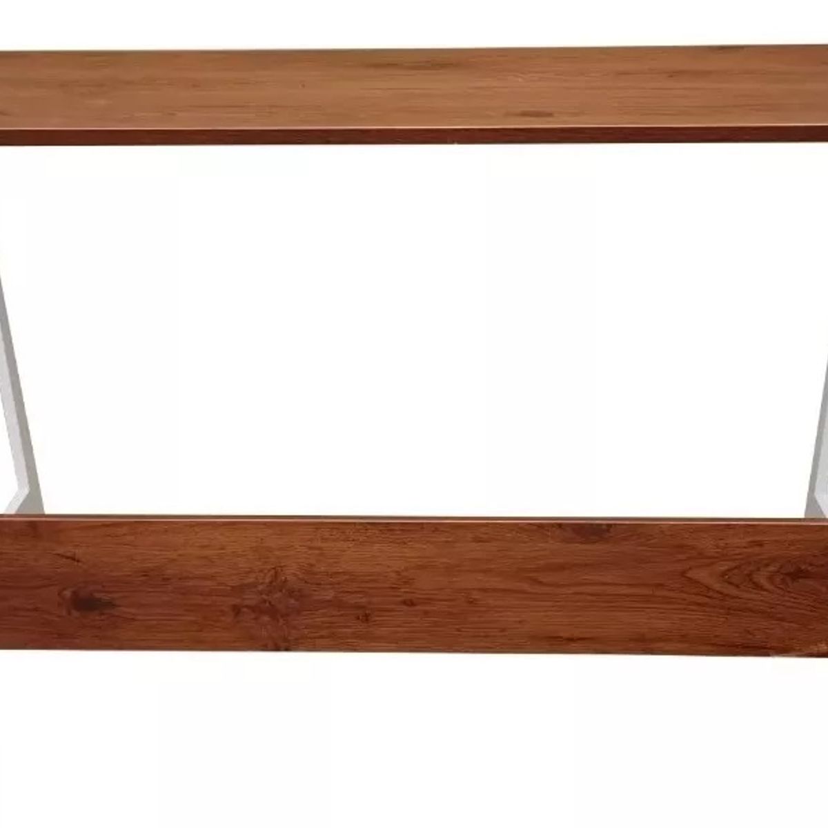 TODODESCUENTO - Escritorio Simple Metálico Estilo Industrial- Café/ Negro