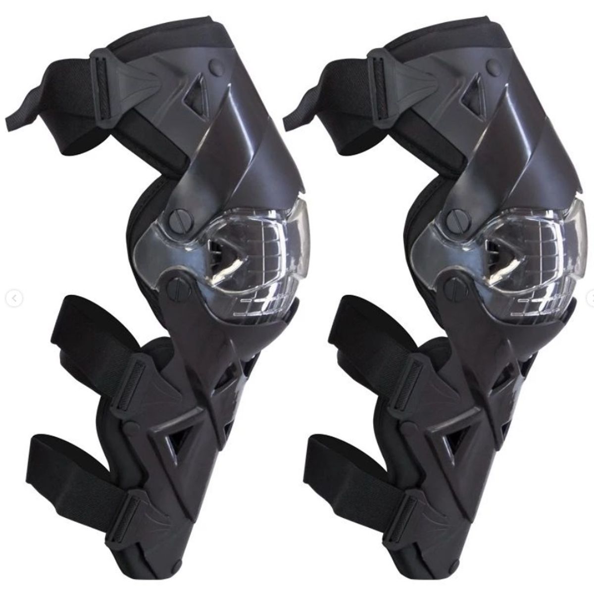 GENERICO - Rodilleras Articuladas Para Moto Modelo Faster El Par