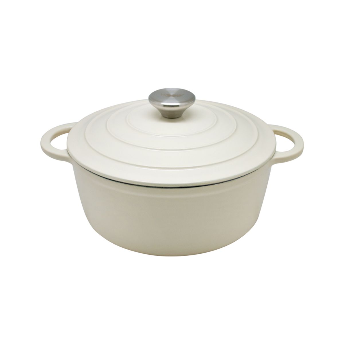 WAYU - OLLA  IRON CAST 22 CM  WHITE KEEP