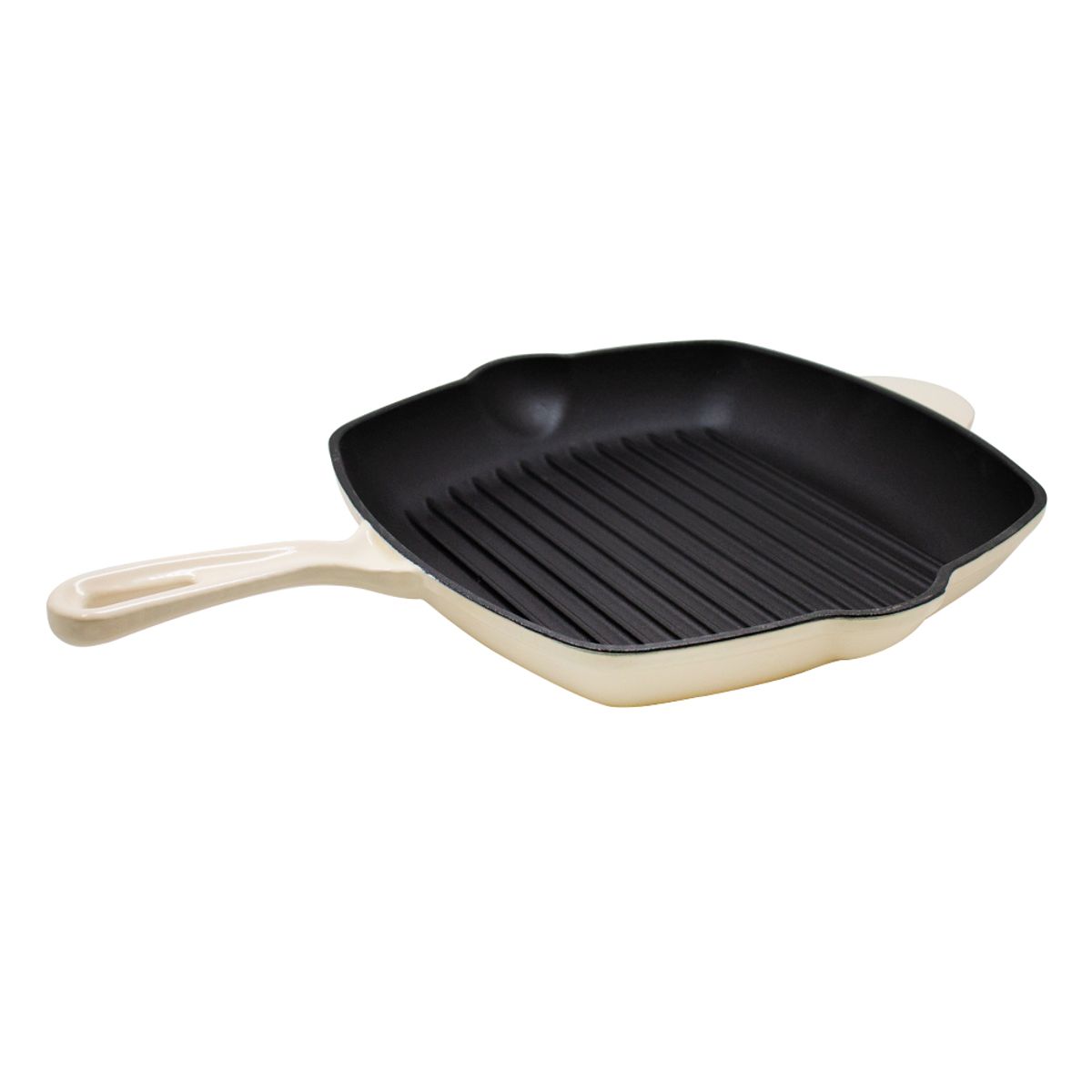 WAYU - SARTEN GRILL IRON CAST 28CM WHITE KEEP