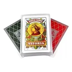 FOURNIER - Naipe Español Original N°27 - Reverso Rojo Y Verde