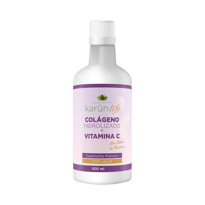 KARUNLIFE - Colágeno Hidrolizado + Vitamina C Líquido - 500 Ml Karun Life