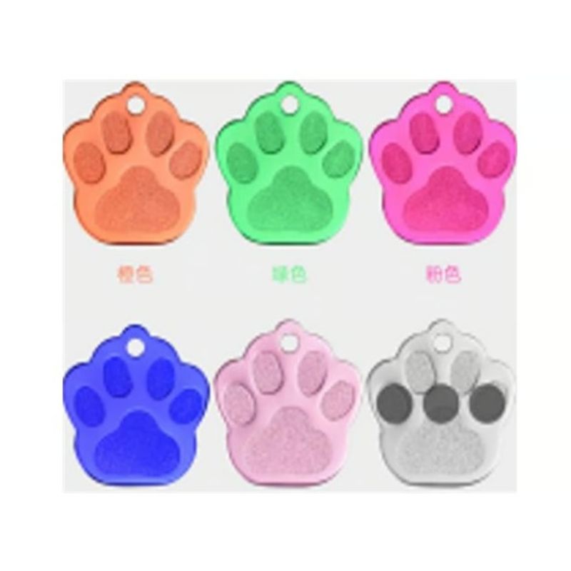 GENERICO - 12 Placas Para Perros Gatos Identificación Colores Surtidos