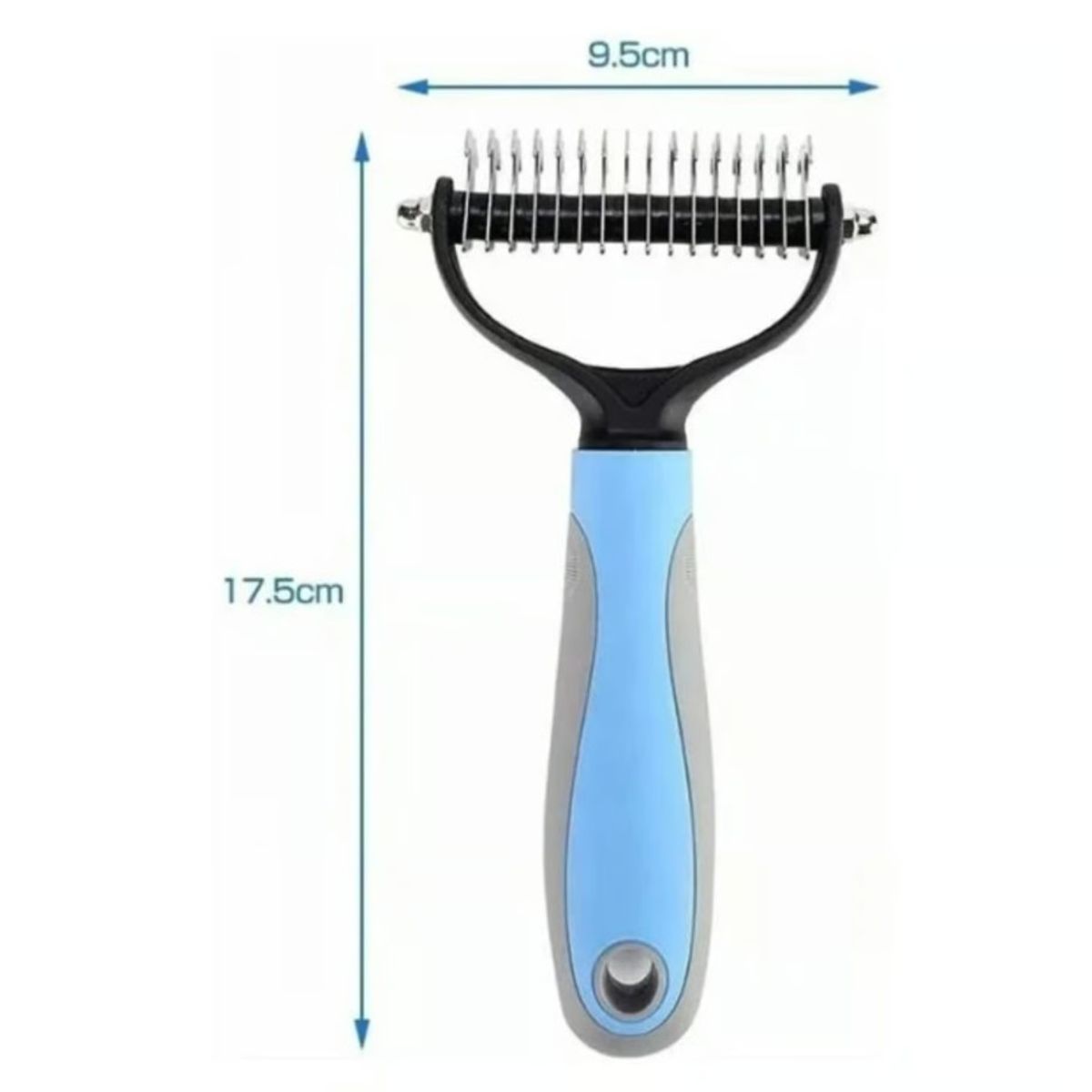 GENERICO - Cepillo Elimina Nudos Y Pelo Muerto Deslanador Razas Grandes