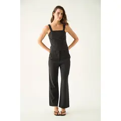 ASH - Pantalon Negro Mujer
