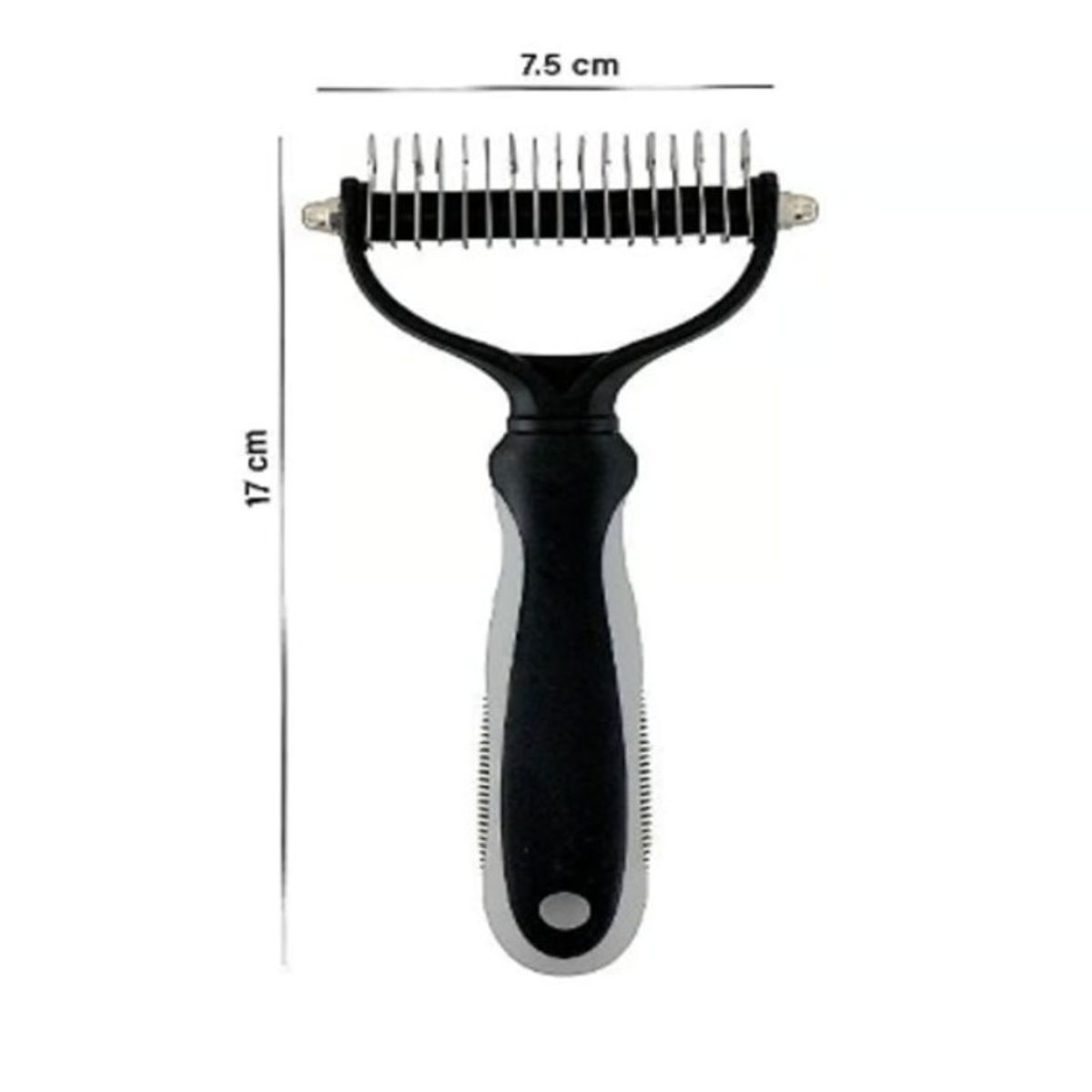 GENERICO - Cepillo Elimina Nudos Y Pelo Muerto Deslanador Razas Grandes