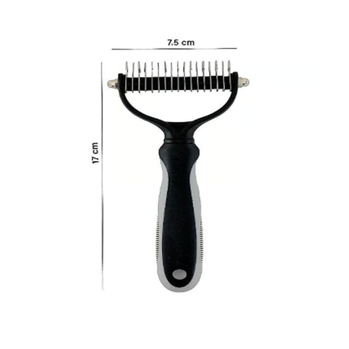 GENERICO - Cepillo Elimina Nudos Y Pelo Muerto Deslanador Razas Grandes