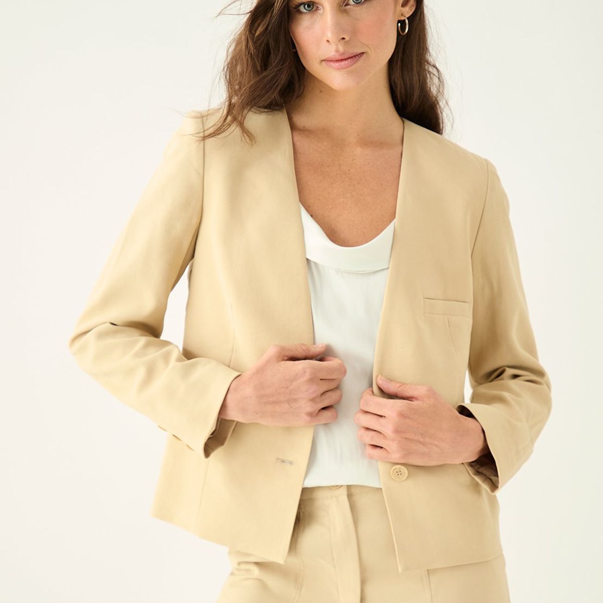 ASH - Blazer Beige Mujer Ash
