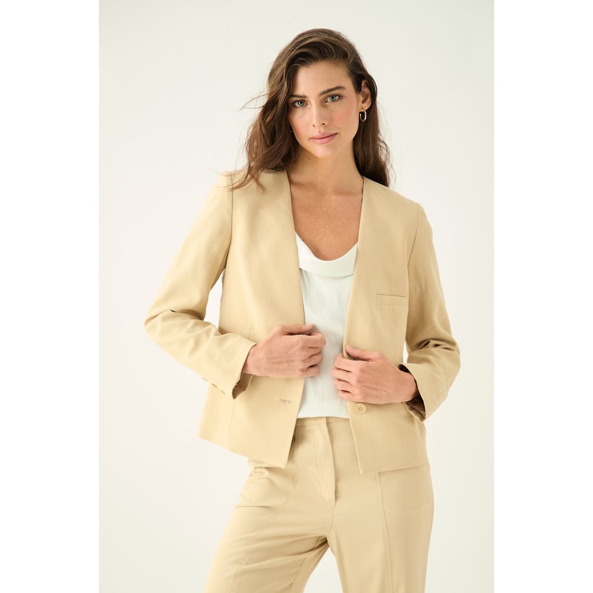 ASH - Blazer Beige Mujer Ash