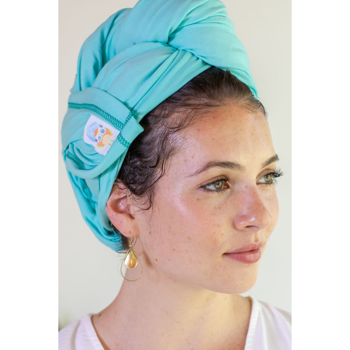 TEE OWELS - Toalla Algodón Orgánico Tee-Owels Verde Menta