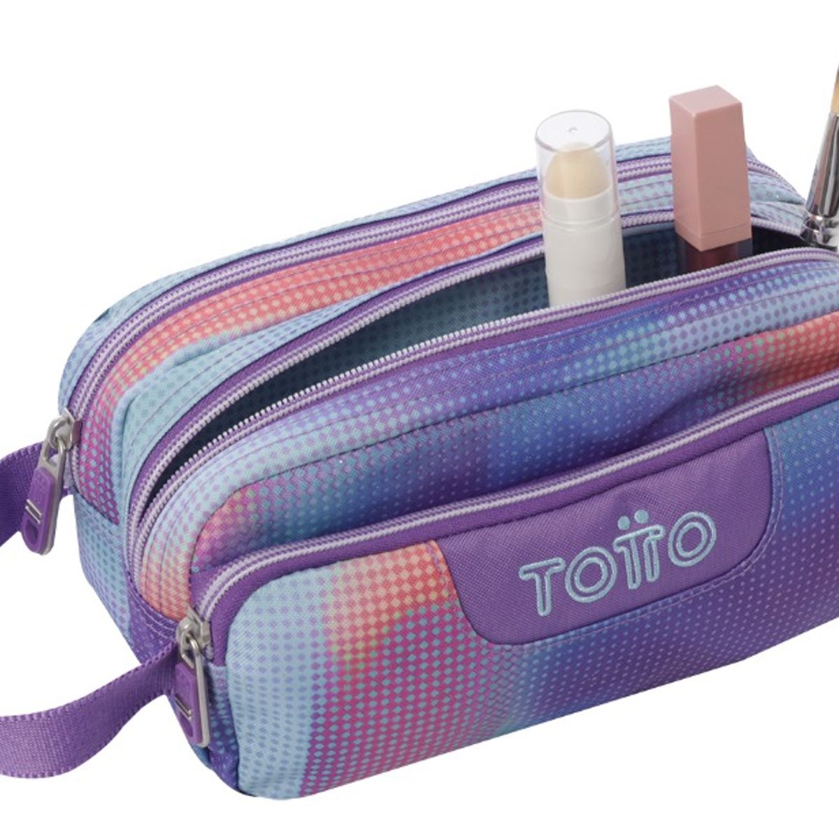 TOTTO - Estuche Con Diseño Multiuso Escolar Totto Lapices Accesorios
