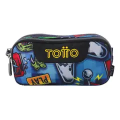 TOTTO - Estuche Con Diseño Multiuso Escolar Lápices Accesorios