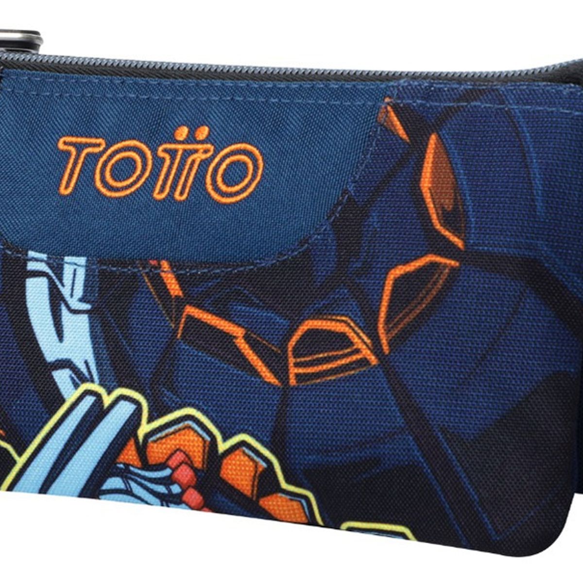 TOTTO - Estuche Totto Con Diseño Multiuso Escolar Lápices Accesorios