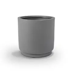 THE POPULAR DESIGN - MACETERO CUMBUCA ALARGADO GG GRIS CPLATO