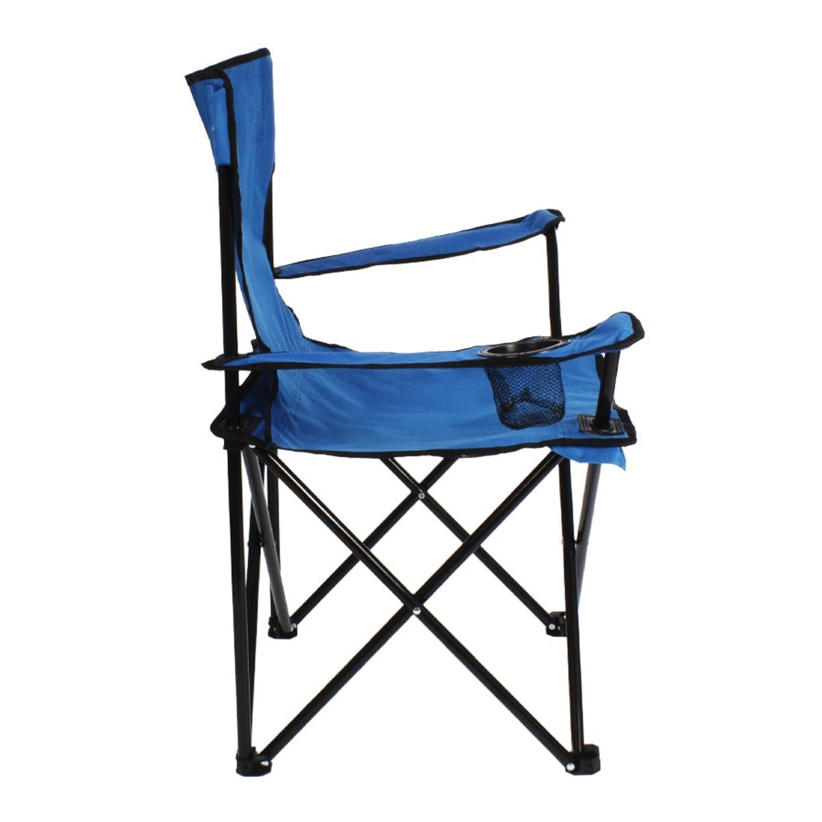 FOLD - Silla Plegable Playa Y Camping Con Bolso Y Apoya Brazo Color Azul