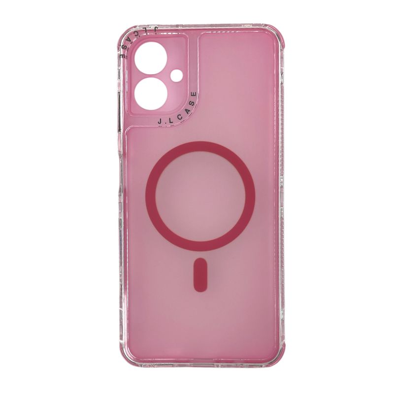 JOIGO - Carcasa Antigolpe 360 Para Samsung A06 Magsafe Rosado
