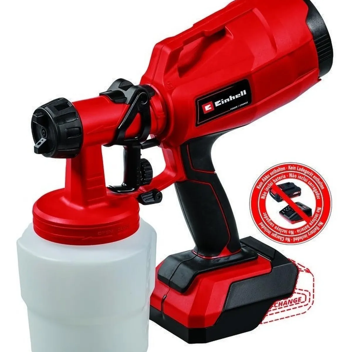 EINHELL - Pistola Pintar Inalámbrica Einhell Tc-sy 18/60 - Sin Bateria